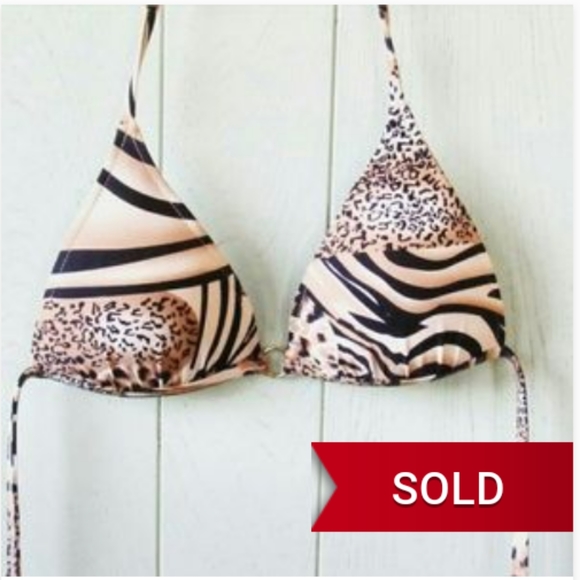 SEXY VODA SWIM WILD SIDE! ENVY PUSH UP BIKINI TOP - Picture 1 of 1